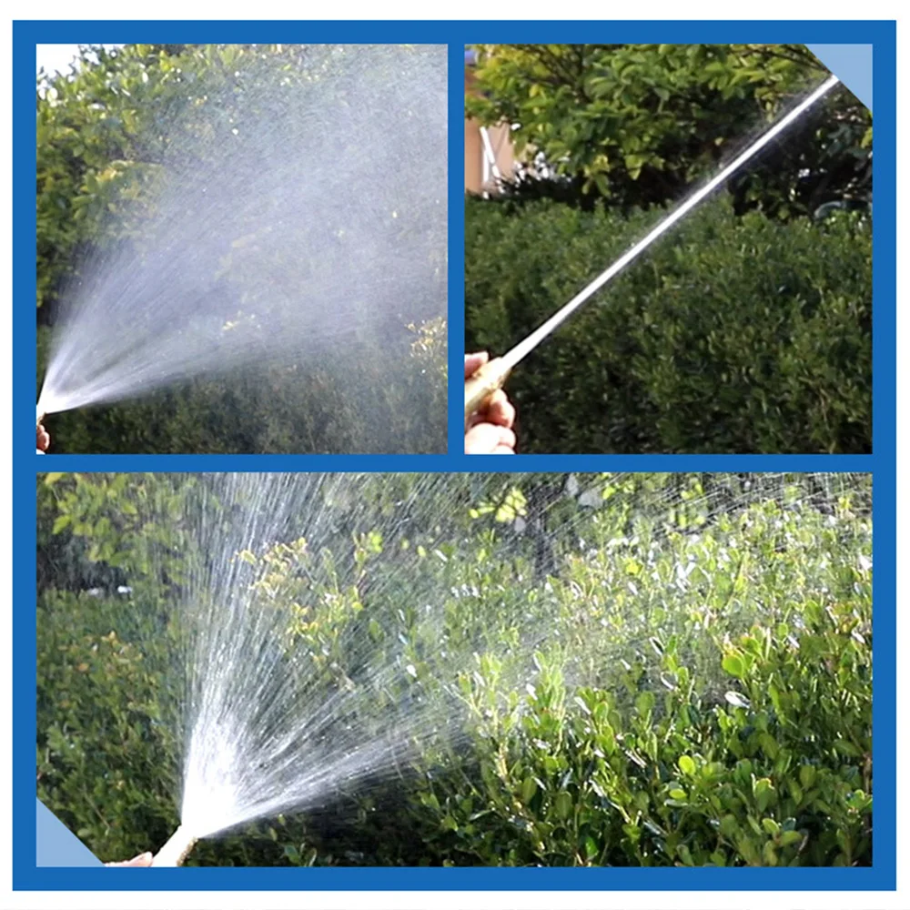 Садовый латунный Регулируемый распылительный шланг сопло высокого давления