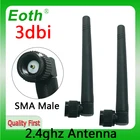 Антенна EOTH 12 шт., 2,4 ГГц, антенна 3 дБи, sma, wlan, Wi-Fi, 2,4 ГГц