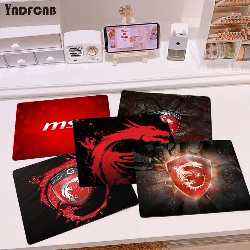 

YNDFCNB In Stocked MSI Dragon Logo Computer Gaming Mousemats or Overwatchs Smooth Writing Pad Desktops Mate gaming mouse pad
