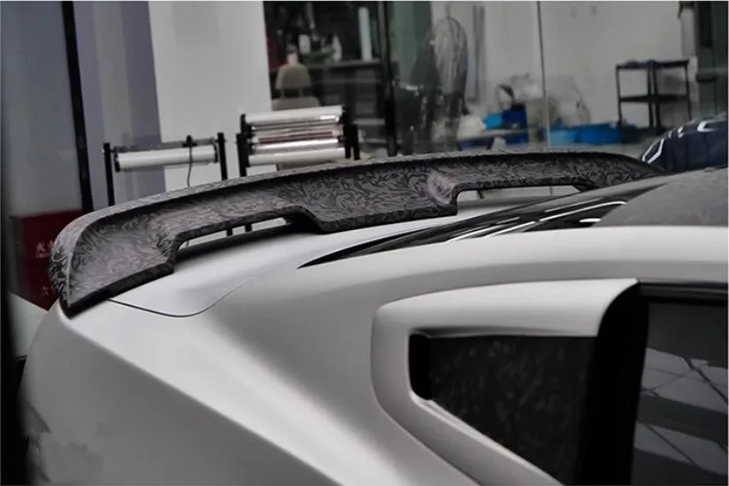 GT500 ABS черный праймер для заднего крыло багажника выступ Спойлеры для Ford Mustang(трек стиль