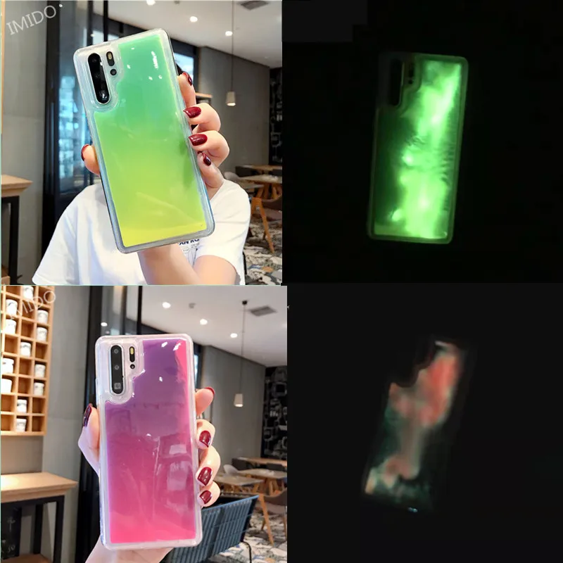 Светящийся мобильный телефон песочница для huawei P20 P20Lite P20Pro анти-шок и
