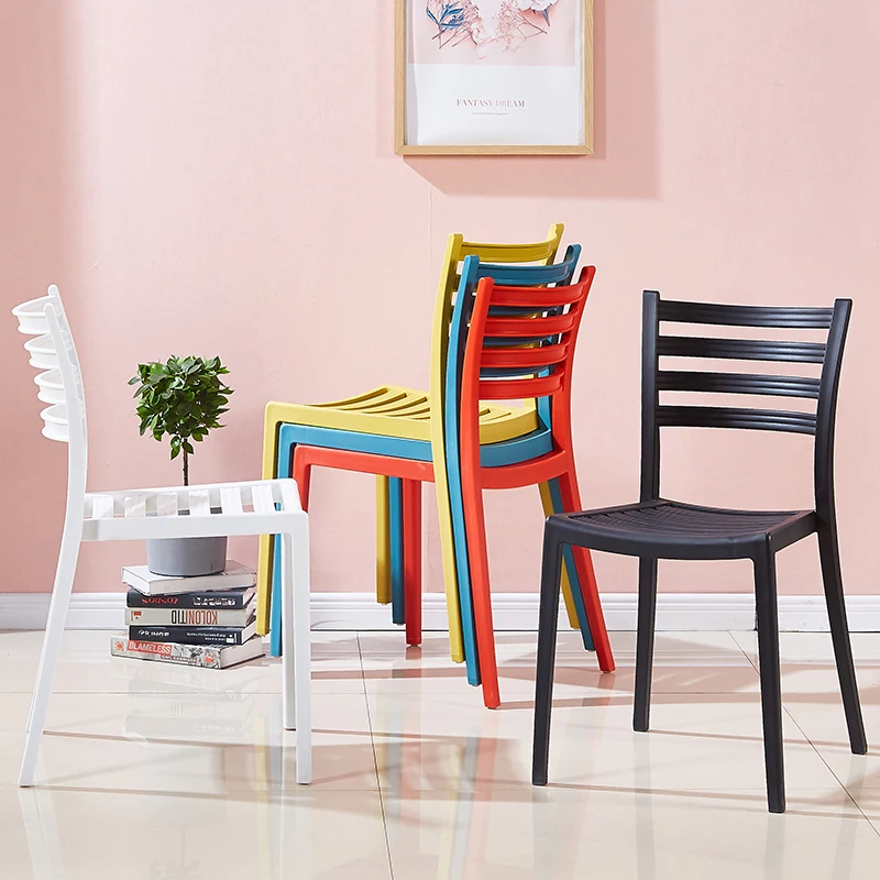 Обеденный стул из скандинавского пластика современные официальные стулья для