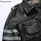 Shwj4000 Rock Can Roll супер предложение! Прочитайте описание! Мужская повседневная куртка из натуральной коровьей кожи, Азиатский размер