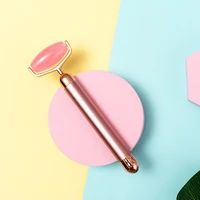 24k gold bar jade roller electric face slimming tool small v face beauty stick face massage machine
