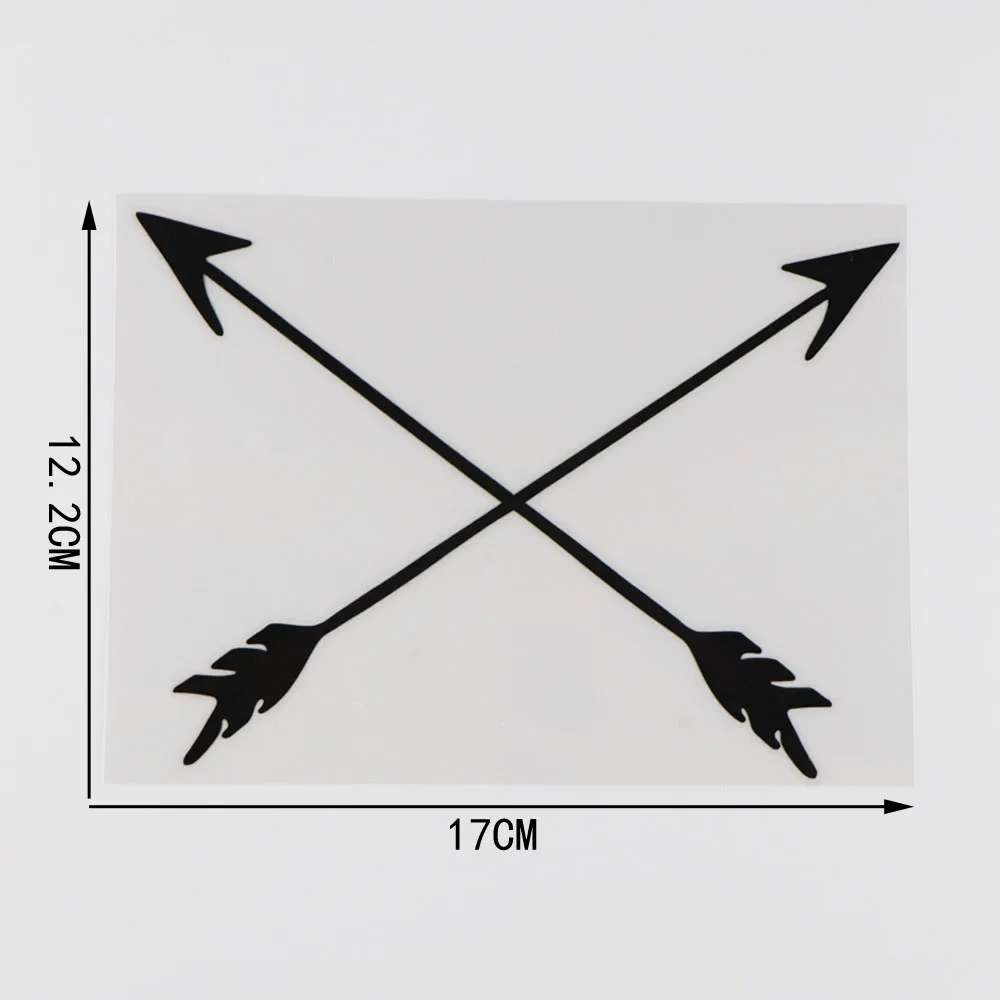YJZT 17 см * 12 2 стрелы декоративные Стикеры для автомобилей с узором творческих
