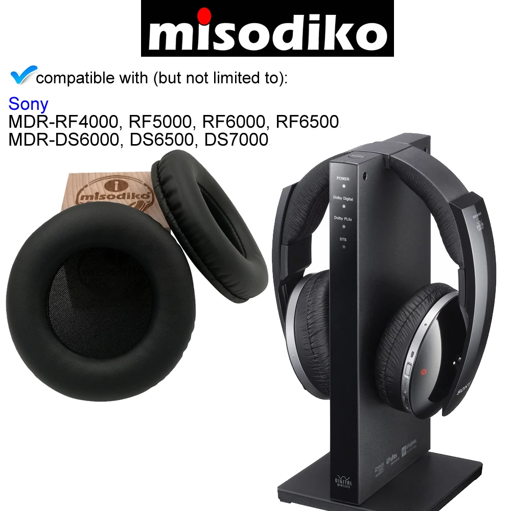 Набор сменных амбушюров misodiko для Sony MDR DS6500 DS6000 DS7000 RF6000 RF6500 запасные части
