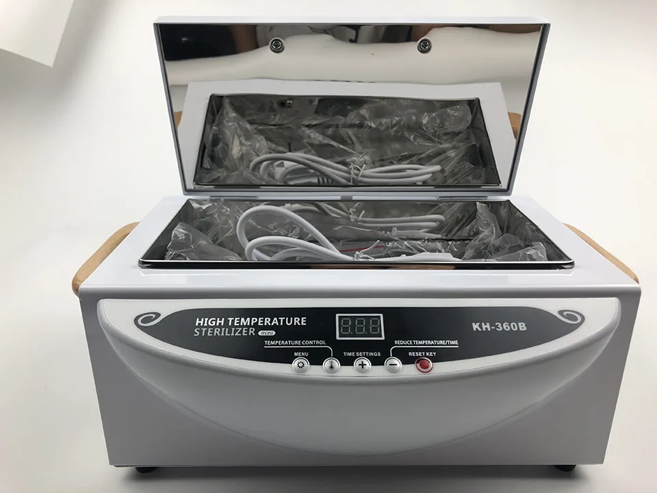 300W Portable Dry Heat High Temperature Sterilizer Medical Autoclave Manicure Tool Sterilizer For Nails Pedicure Salon