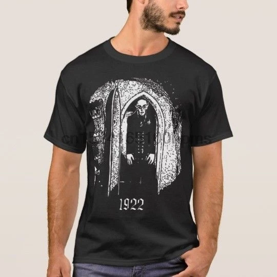 

Мужские черные футболки Nosferatu Goth, одежда