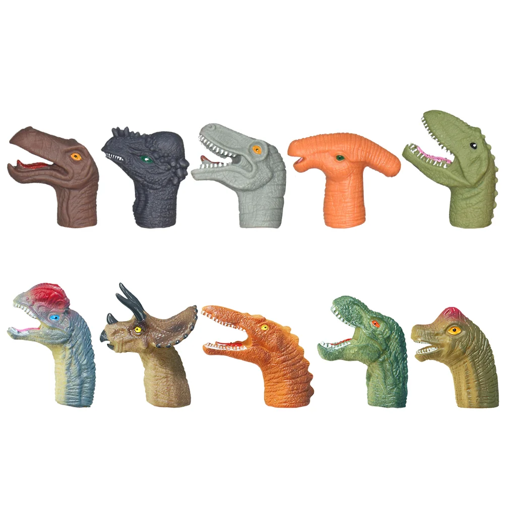 

10Pcs Creative Finger Puppets Cartoon Finger Plaything Finger Set