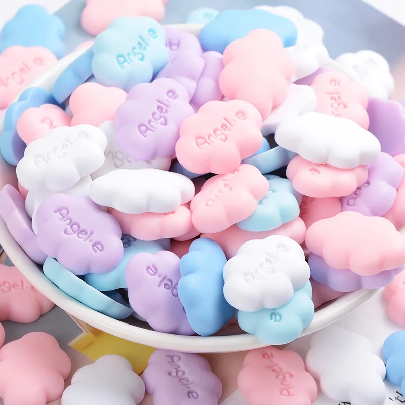 

Wholesale kawaii Cloud Resin Crafts DIY Phone Case Decoration Embellishments for Scrapbooking
