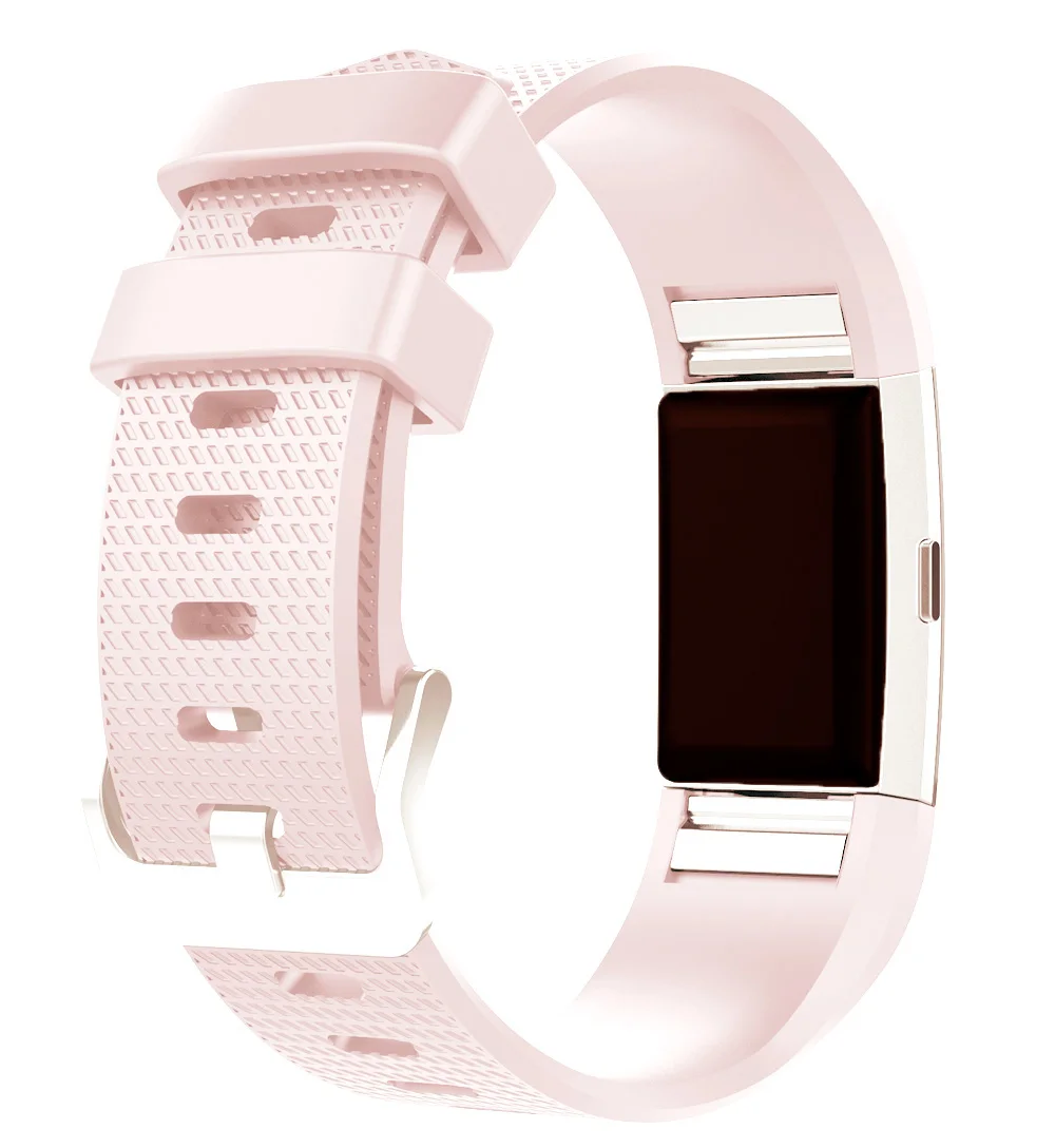Мягкий силиконовый ремешок для браслета Fitbit Charge 2 умные аксессуары спортивных