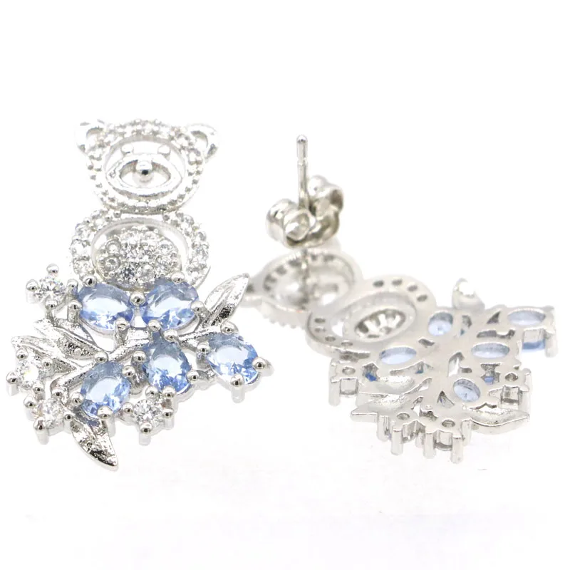 25x18 мм Роскошная обезьяна на дереве с турмалином и фианитом из фиолетового