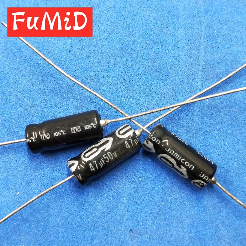 Новый и оригинальный звуковой конденсатор jamicon 50 в 47 мкФ серия TK 47UF50V осевой