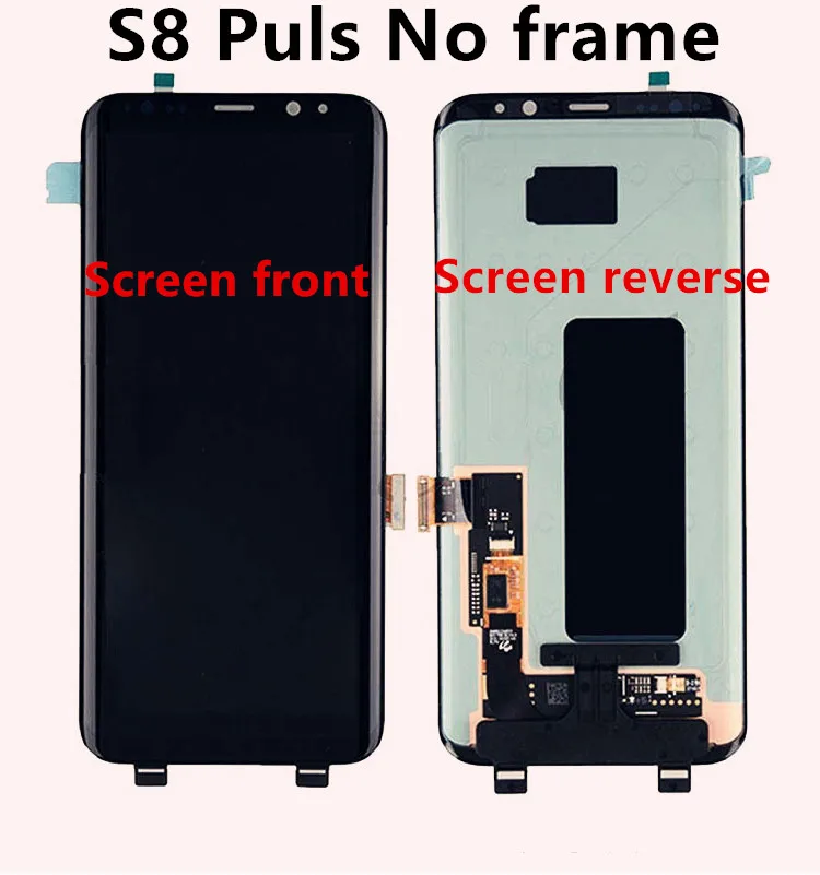 S8 Plus No Frame ЖК-дисплей для samsung Galaxy S8, ЖК-дисплей S8 plus, G950, G950F, G955fd, G955F, G955, с тенью, с сенсорным экраном, оцифровать - Цвет: S8 Plus No Frame