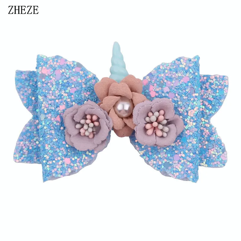 Заколки для волос 12 шт./лот девочек детские блестящие заколки жемчужины цветы