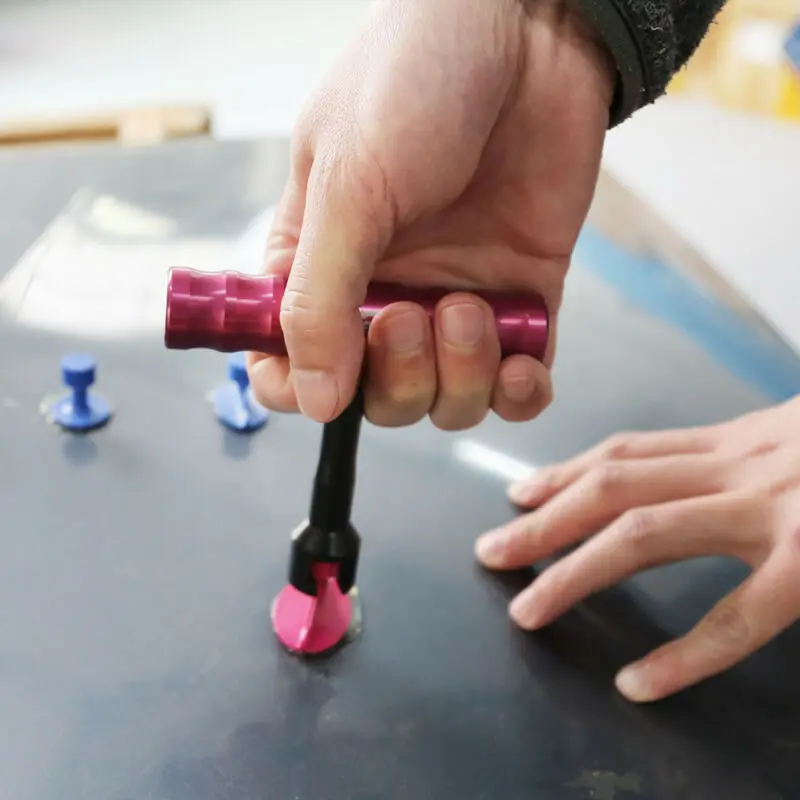 Инструменты для беспокрасочного удаления вмятин Super PDR маленький красный