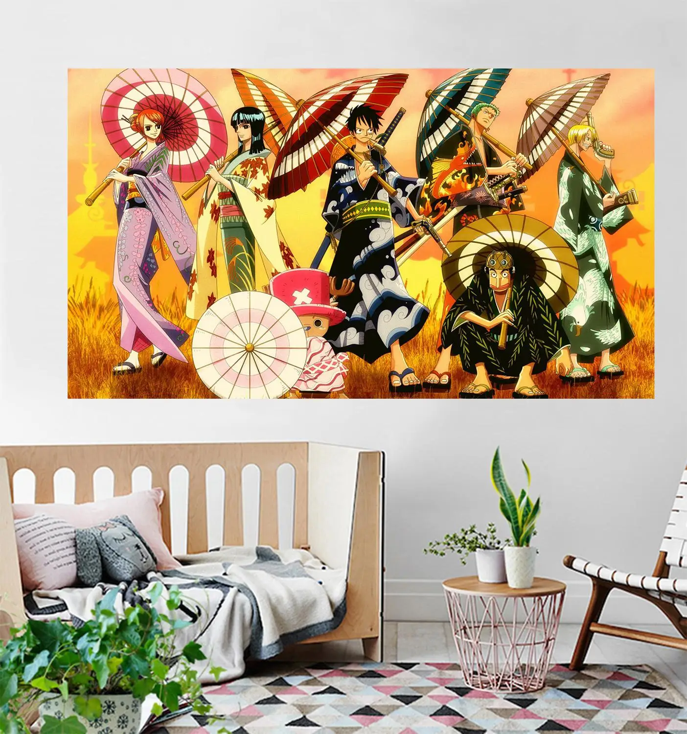 [Самоклеющиеся] 3D одна штука 562 Японские Аниме настенные наклейки AJ обои живот |