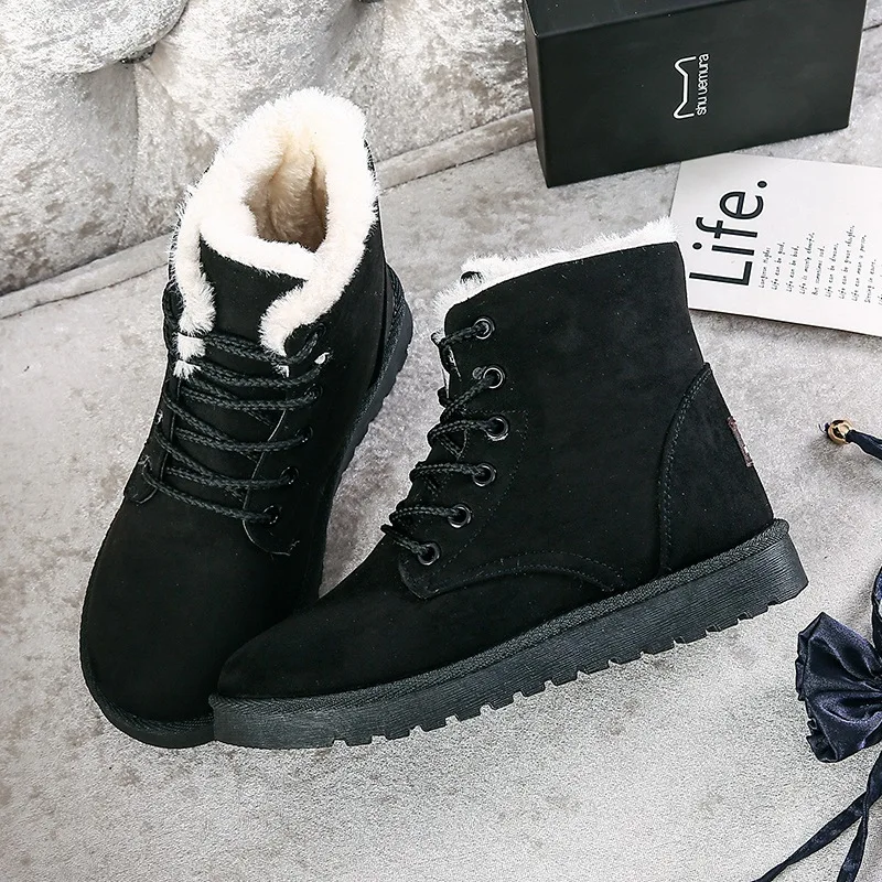 

Women Winter Snow Boots Warm Flat Plus Size Platform Women's Shoes Sport Shoes Women Shoes Flexible Women Shoes Sneakers