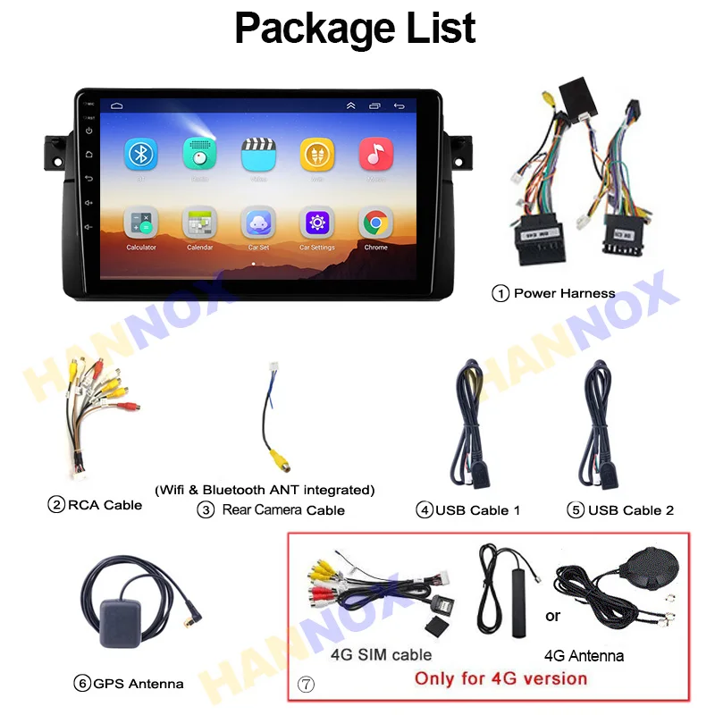 Новый продукт 6 ГБ + 128 QLED Android 10 0 автомобильное радио gps для BMW E46 M3 318/320/325/330/335