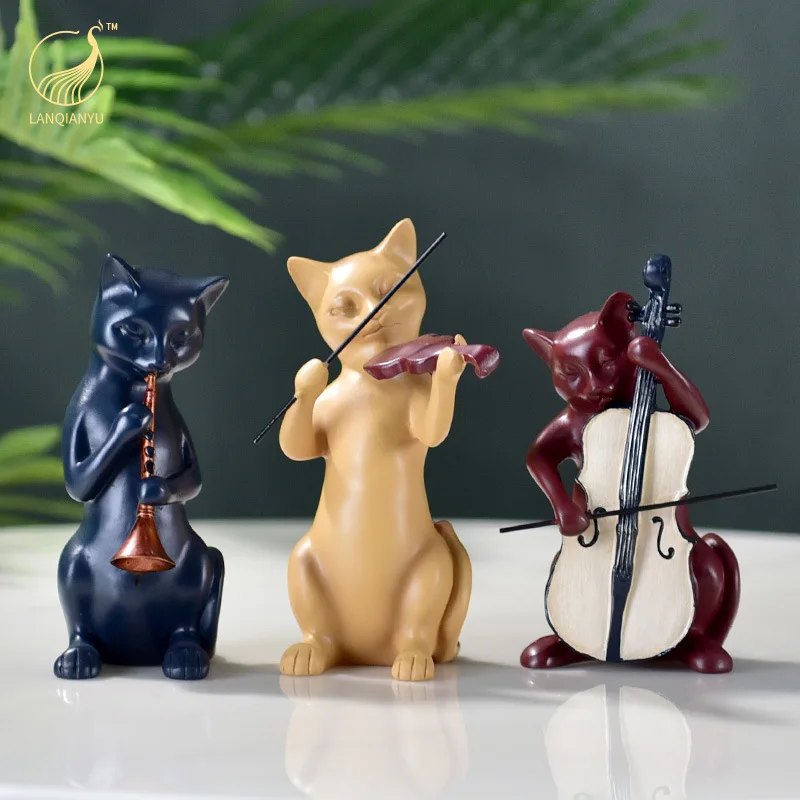 

Vintage Cute Creativity Figurines Small Ornaments Nordic Figurines Luxury Home Decor Dekoration Bedroom Accessories BK50XB