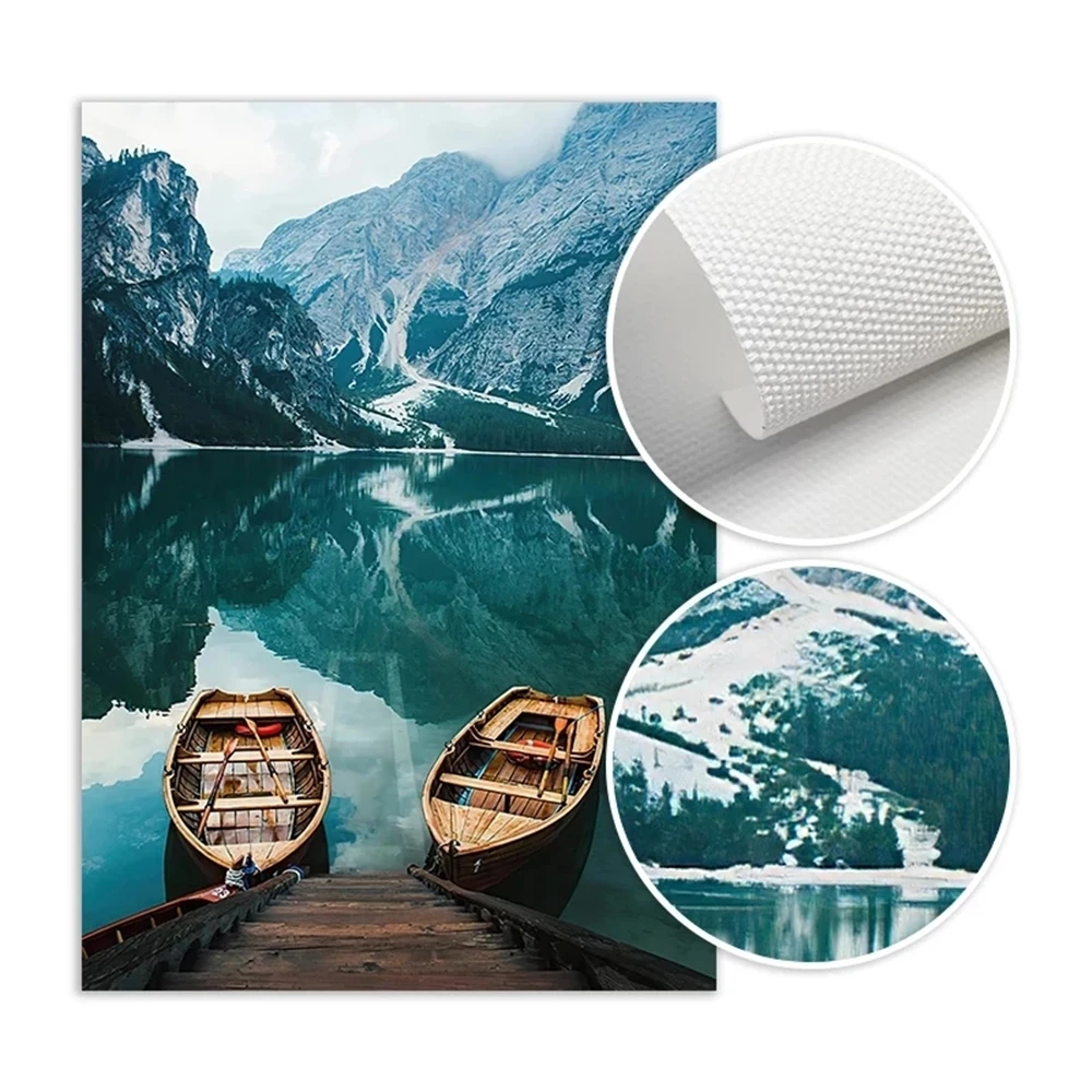 Изготовленный на заказ в стиле Парк Юрского периода плакат Wall Art Home Decor холст