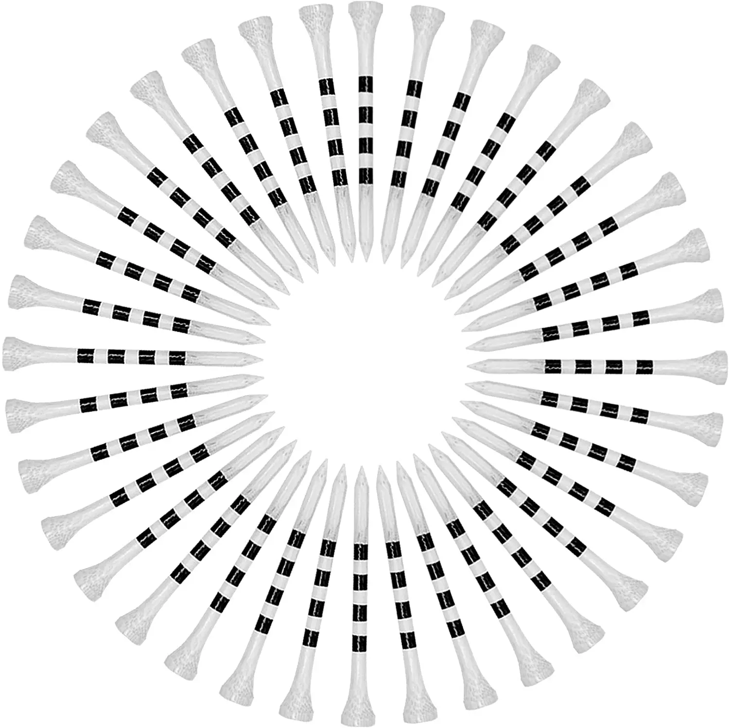 Ти для гольфа дерево футболка бадминтон гусиное перо 2-3/4 дюймов или 3-1/4 100 шт./упак.