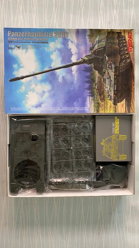 MENG TS-012 1/35 Немецкий самоходный гаубиватель Panzerhaubitze 2000 комплект пластиковых