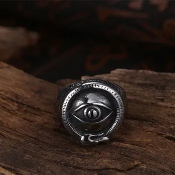 

Ancient Mayan Fashion Ring Eyes Fashion Punk Style Gmyr258 Stainless Steel Ring for Man Wholesale Whole Sale Luxury