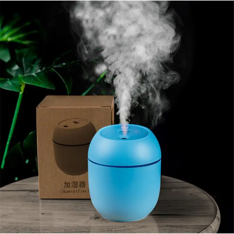 

Multi-purpose LED Colorful Night Lights 250ml Mini Air Humidifier USB Portable Essential Oil Diffuser Home Office Car Humidifier