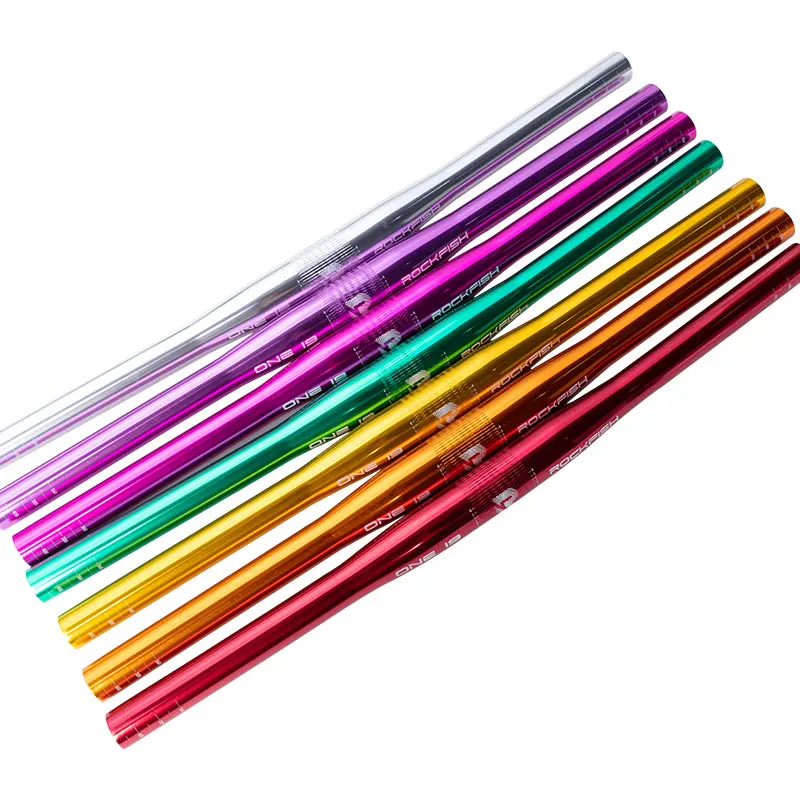 420mm Long 25.4*19mm Kids Push Bike Handlerbar Aluminum Alloy Straight Handlebar 90g A-grade Polished Anode Ultra-thin | Спорт и