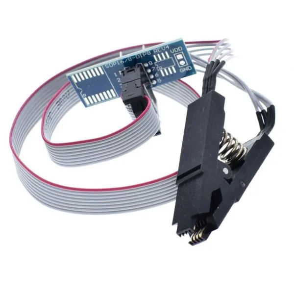 SOP8 SOIC8 Test-Clip прищепка для программатора ch341a