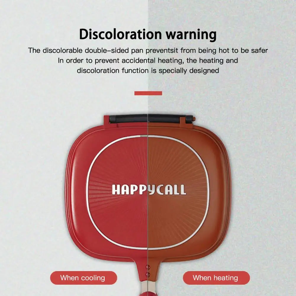 Двухсторонняя сковорода для жарки 32 см 28 кухонная посуда из алюминиевого сплава