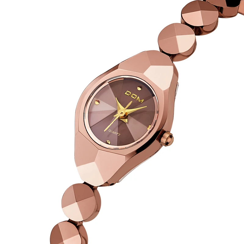 Женские кварцевые часы DOM Mini из вольфрамовой стали люксовый топ бренд