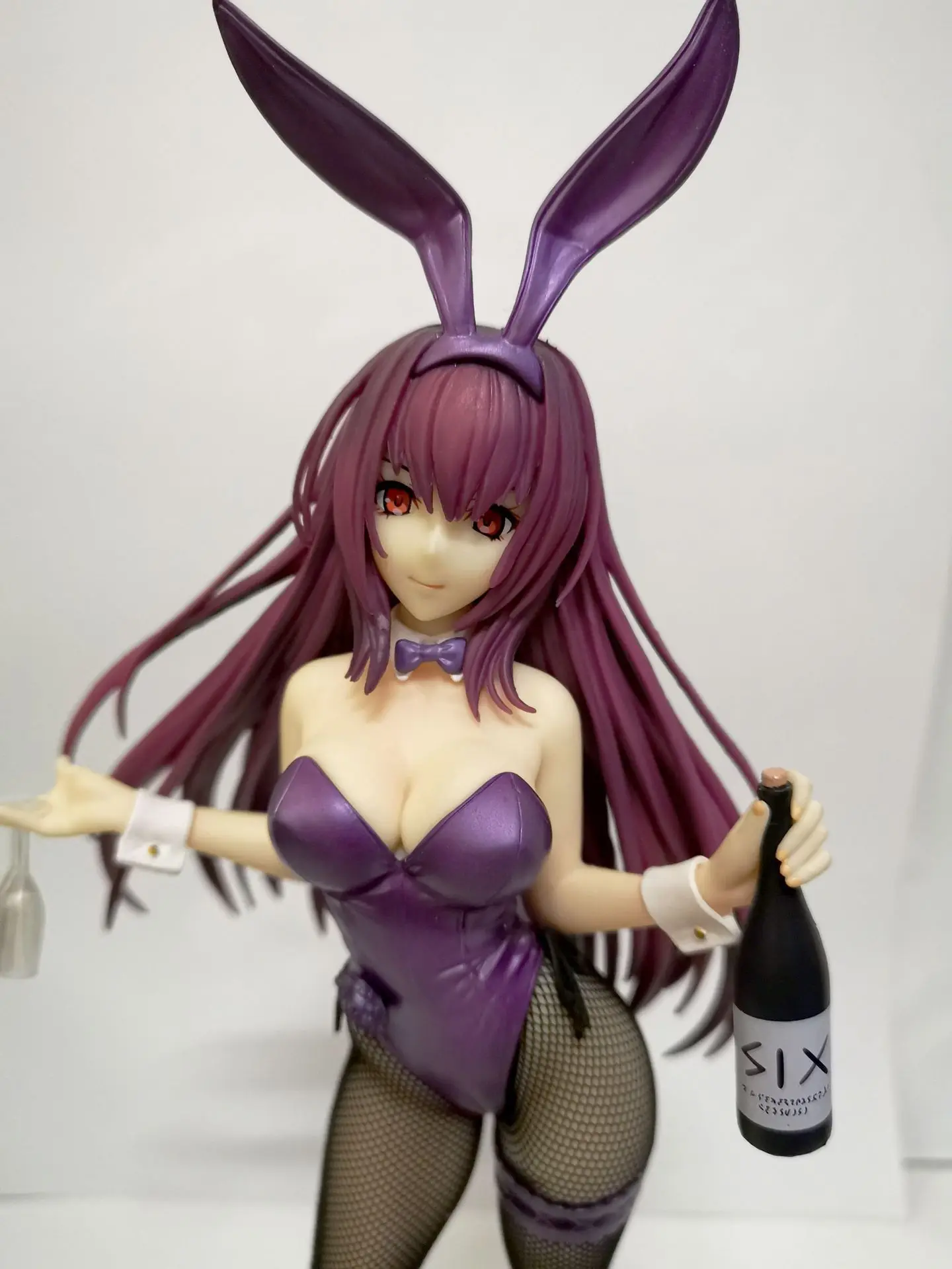 

28cm Anime Fate/Grand Order Scathach Lancer Alter Sashi Ugatsu Soft Bunny Girl Sexy Girls PVC Action Figure Toys Model