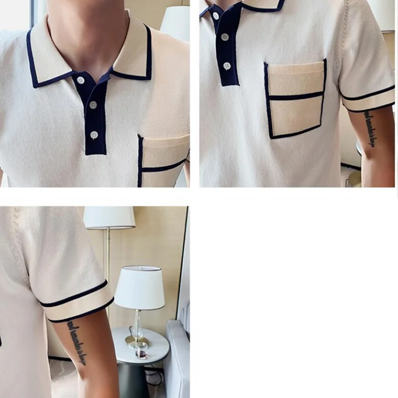 

2021 Brand clothing Men's High Quality leisure POLO shirts/Male slim fit Fashion short sleeve POLO shirts Plus size S-3XL