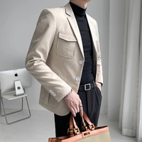new mens tuxedo fashion boutique plaid formal business blazesmen suit coatwedding dress mens solid color suit jackets s 3xl