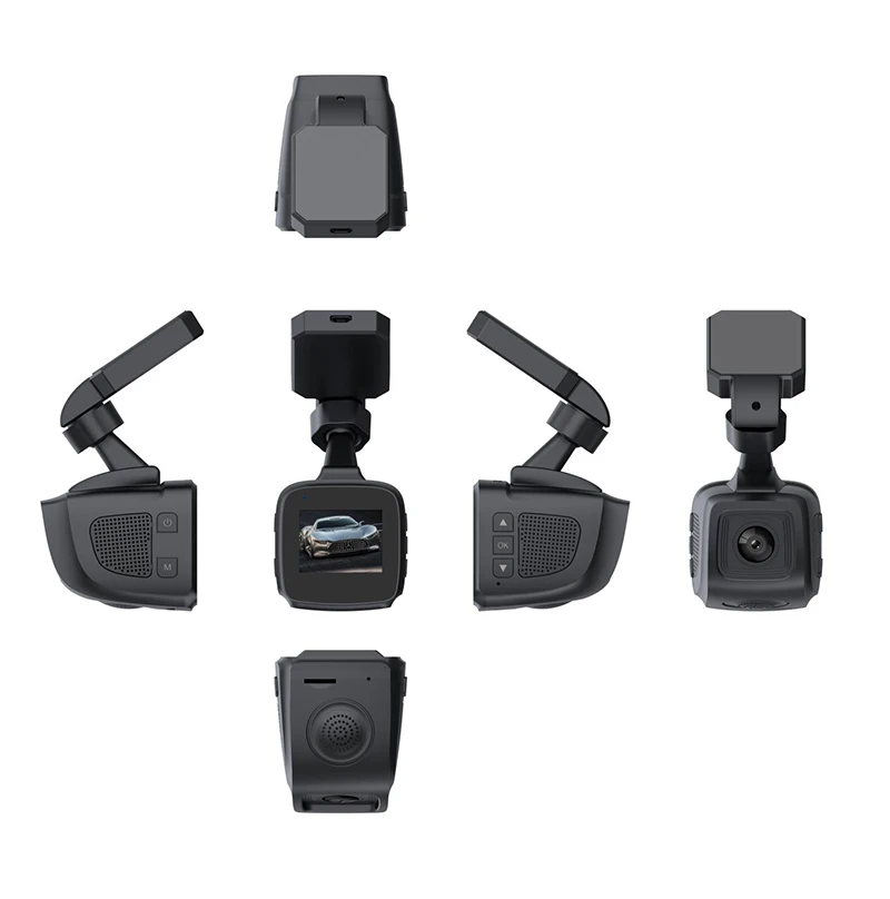 

2 in 1 car DVR with GPS informer Russian voice alerts driver warning about radars and cameras on the road magnetic bracket