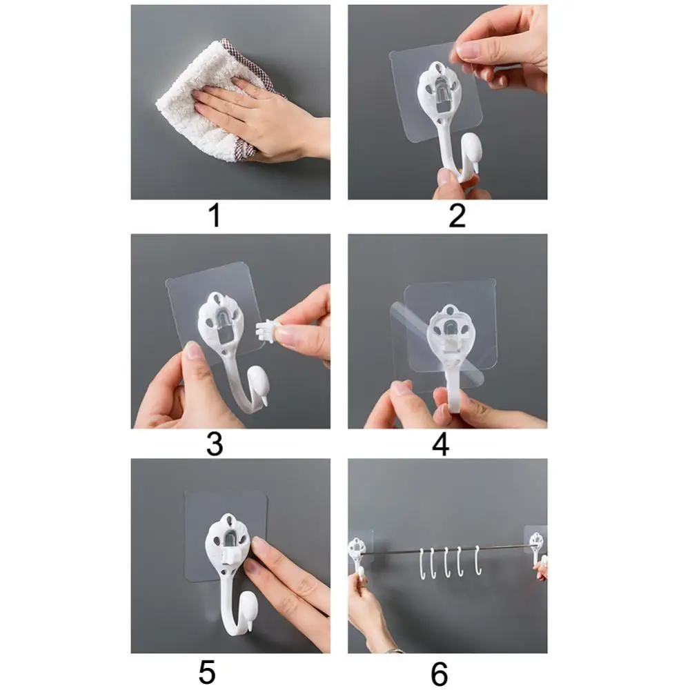 

Swan Design No Punching Bathroom Hook Hanger Brush Sponge Wall Mount Organizer for Bathroom kitchen bedroom Supplies