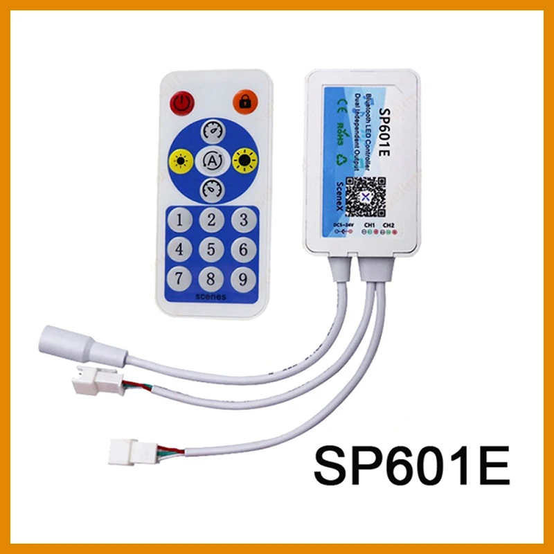 Светодиодная лента SP601E SP602E SP608E 2812B управление музыкой Bluetooth умное со светодиодной