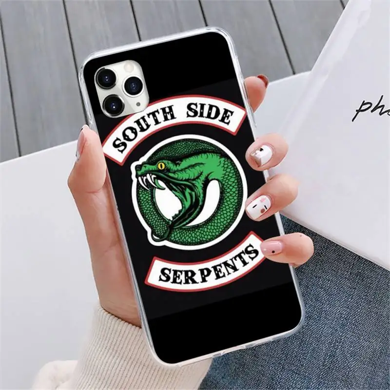 

American TV Riverdale Southside Serpent Phone Case For iphone 12 5 5s 5c se 6 6s 7 8 plus x xs xr 11 pro max mini