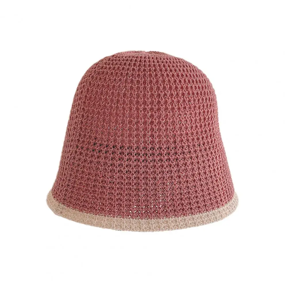 

Панама женская летняя из хлопка, мягкая износостойкая шляпа от солнца с разворотом, с вырезами, для рыбалки