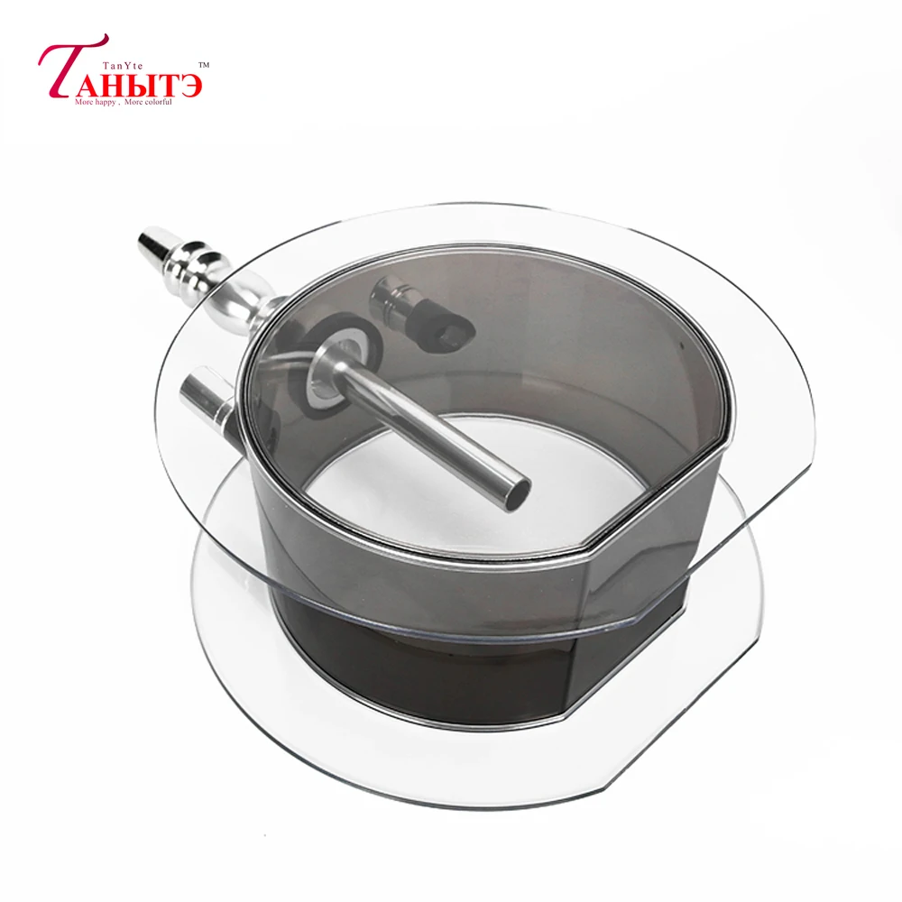 

Round Plastic Narguile wholesale Style Design Shisha Hookah Set Hookah for Smoking Boyfriend Christmas Gift portable hookah