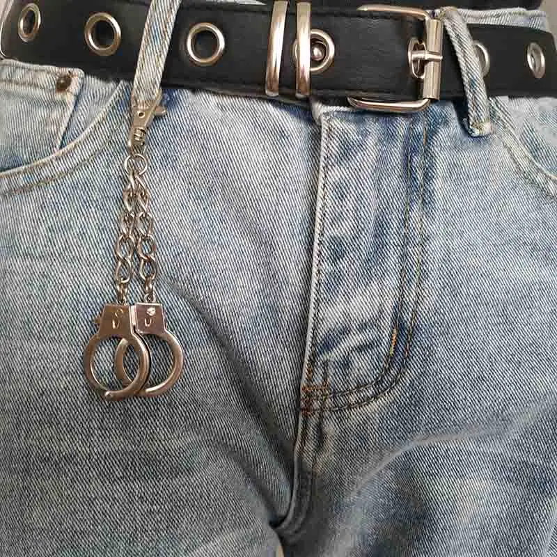 

Key chain Stainless Steel Long Metal Wallet Leash Pant Jean Fashion Ring Clip Men's Hip Hop Jewelry