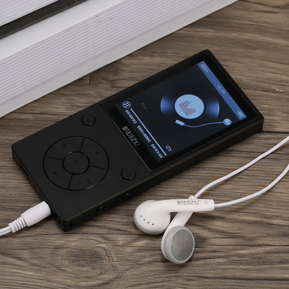 2021 оригинальный MP3 плеер RUIZU D11 2 4 дюймов HD цветной экран воспроизведение 8 ГБ + 32