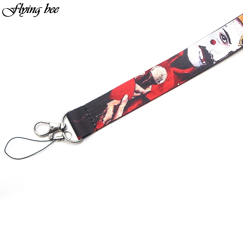 

20pcs/lot Flyingbee Famous Rock Singer Lanyard Badge Lanyards/ Mobile Phone Rope/ Key Lanyard Neck Strap Accessories X0086