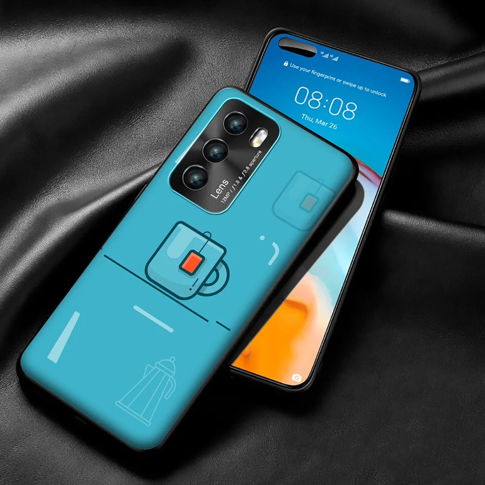 Чехол Lavaza с кофейной чашкой для Huawei P8 P9 P10 P20 P30 Y6 Y7 Y9 Lite Pro P Smart Nova 2i 3i Mini 2017 2018 |
