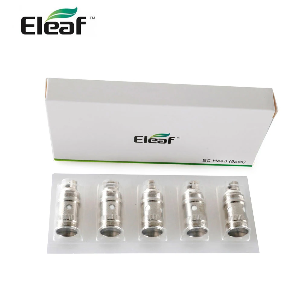 5 шт./10 шт./лот оригинальная Сменная головка Eleaf EC для iJust 2/Melo 3 атомайзер