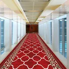 Классические бордовые Роскошные Длинные коврики Reese для вестибюля, коврик для лестницы, коридора, вечеринки, свадьбы, казино, дома