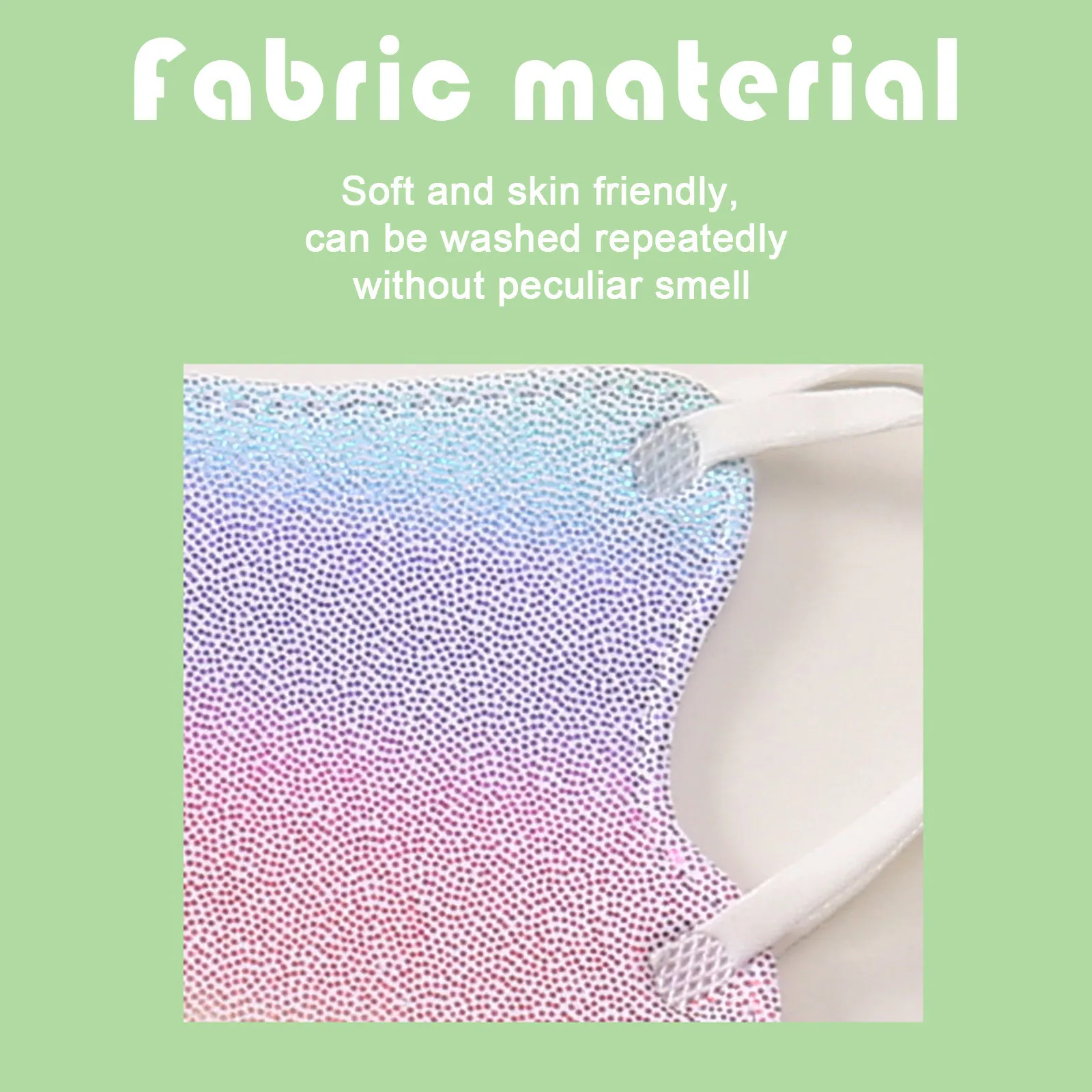 Цветная маска для взрослых унисекс с градиентным лазерным принтом ветрозащитная