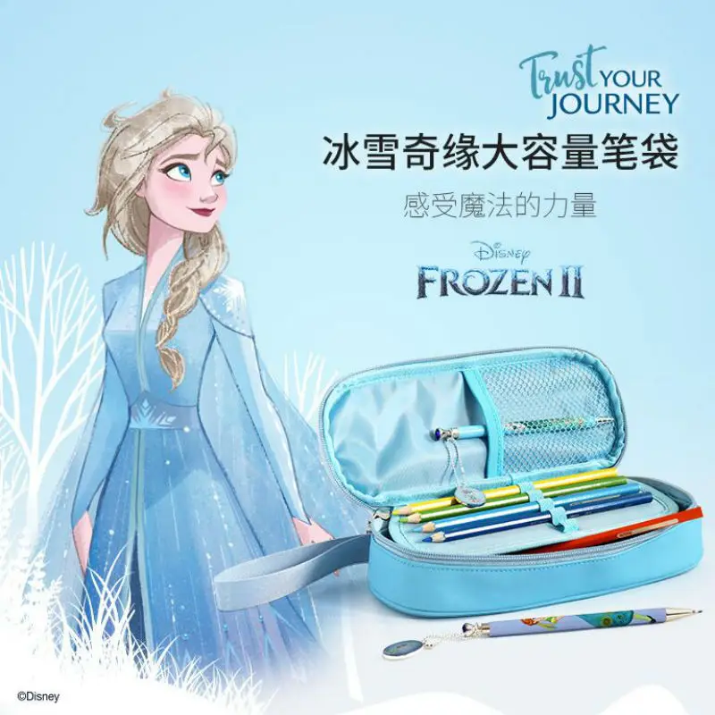 100% оригинальный Пенал Disney Холодное сердце 2 Эльза и Анна милый пенал детская
